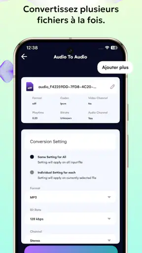 Convertisseur MP3-Audio Editor screenshot