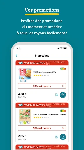 Courses U vos courses en ligne screenshot