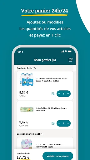 Courses U vos courses en ligne screenshot
