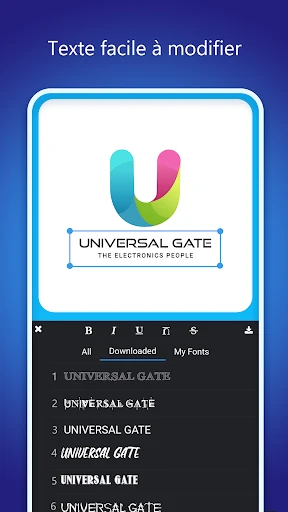 Créer un Logo, Création Logo screenshot