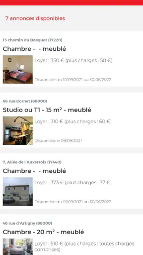 Crous Mobile screenshot
