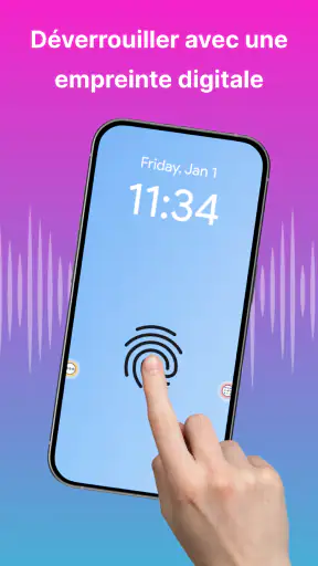 Déverrouiller l'écran par voix screenshot