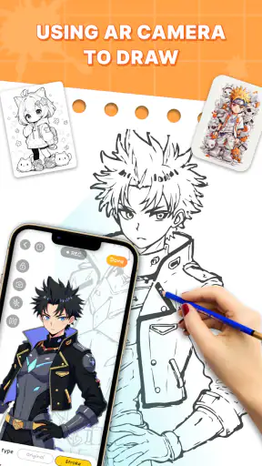 Draw Anime: AR Sketch App screenshot