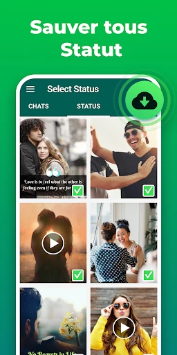 Économiseur de statut screenshot