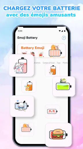 Emoji Batterie – Barre d’état screenshot