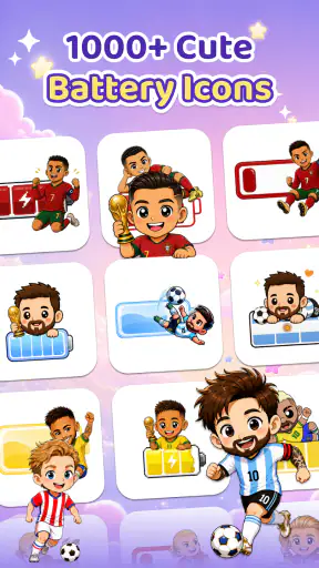 Emoji Battery Widget & Icons screenshot