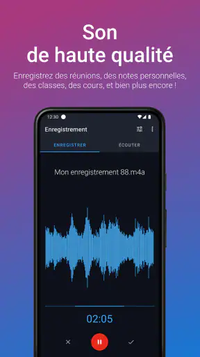 Enregistreur de Voix Facile screenshot