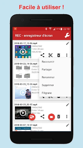 Enregistreur d’écran - REC screenshot