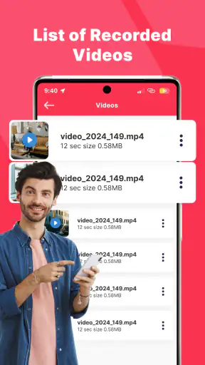 Enregistreur vidéo hors écran screenshot