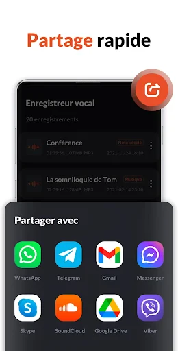 Enregistreur Vocal & Audio screenshot
