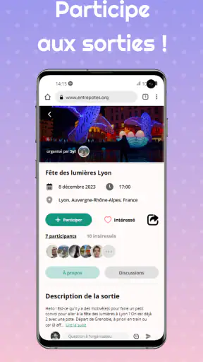 Entre Potes - Sorties et Amis screenshot