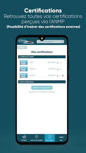 EPF - Ecole Plongée Française screenshot
