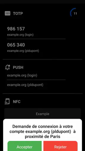 Esup Auth screenshot