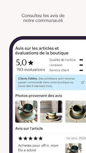 Etsy : achats en ligne screenshot