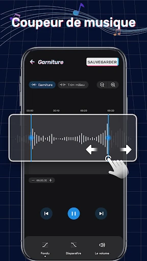 Faire sonnerie, Couper musique screenshot