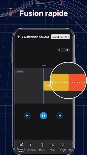 Faire sonnerie, Couper musique screenshot