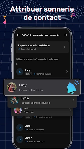 Faire sonnerie, Couper musique screenshot