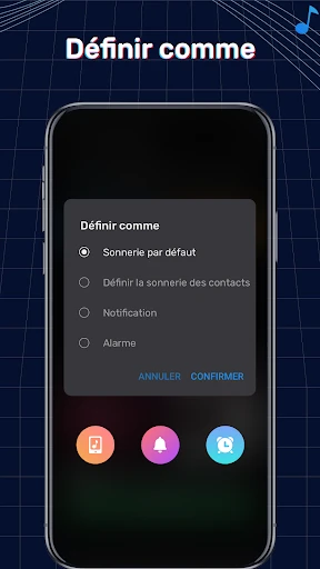 Faire sonnerie, Couper musique screenshot