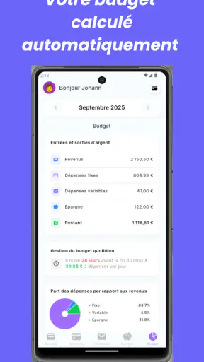 Finzee - Budget planner screenshot