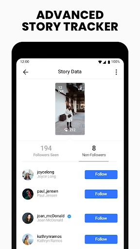 FollowMeter pour Instagram screenshot