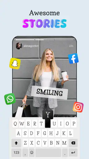 Fonts Keyboard Fonts Theme screenshot