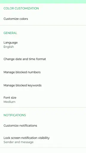 Fossify Messages screenshot