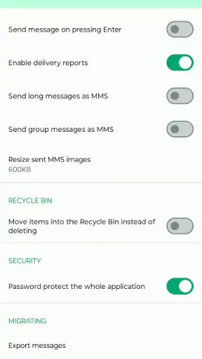 Fossify Messages screenshot