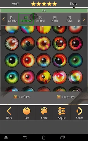 FoxEyes - Change Eye Color screenshot