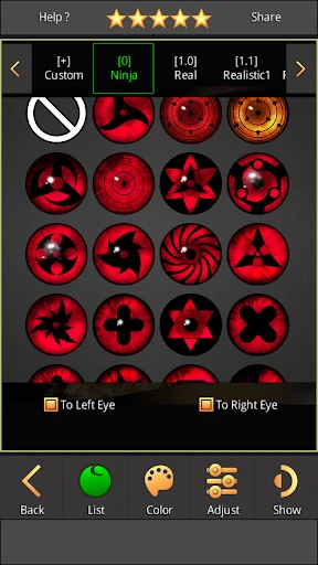 FoxEyes - Change Eye Color screenshot