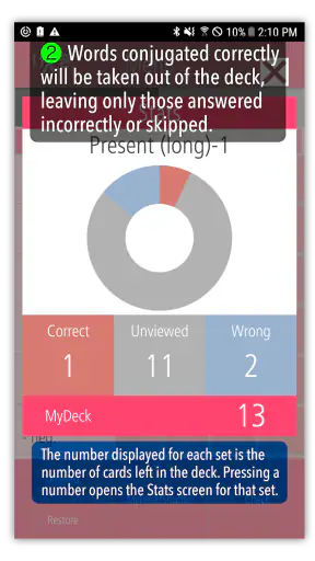 GENKI Conjugation Cards screenshot