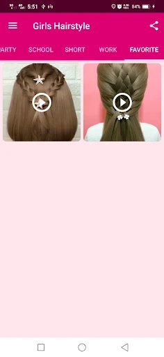 Girls Hairstyle Step By Step screenshot