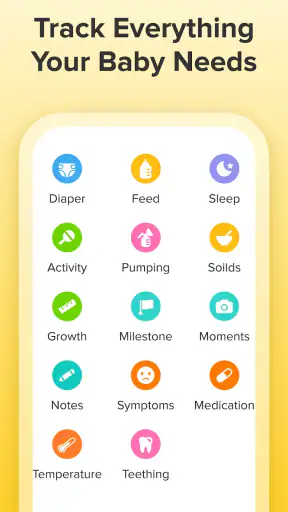 Glow Bébé: Suivi de Nourriture screenshot