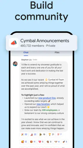 Google Chat screenshot