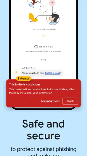 Google Chat screenshot
