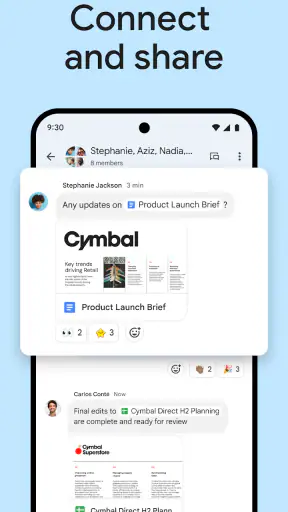 Google Chat screenshot