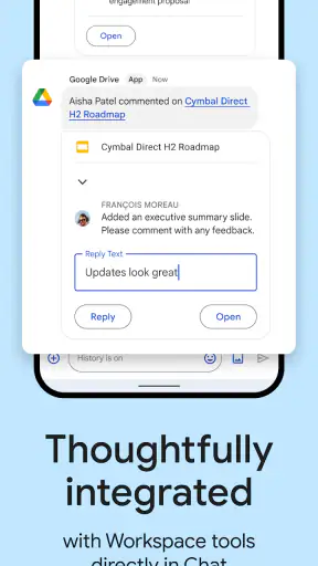Google Chat screenshot