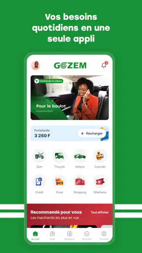 Gozem - Taxi, food & livraison screenshot