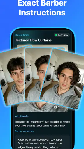 HAIR U: AI Haircut Scanner screenshot