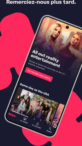 Hayu: téléréalité à la demande screenshot