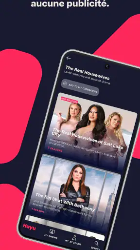 Hayu: téléréalité à la demande screenshot