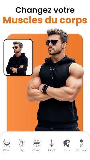 Hommes veste photo éditeur screenshot