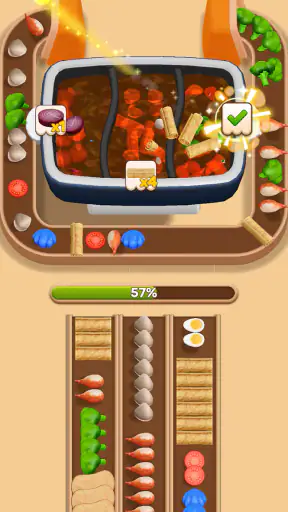 Hotpot Loop: Food Sort screenshot