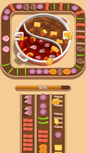 Hotpot Loop: Food Sort screenshot