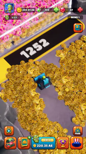 Idle Zombie Miner: Tycoon d'or screenshot