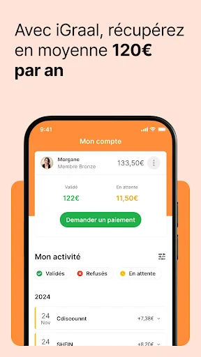 iGraal-Cashback & Codes Promos screenshot