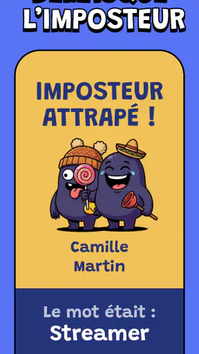 Imposteur: qui est l’espion? screenshot