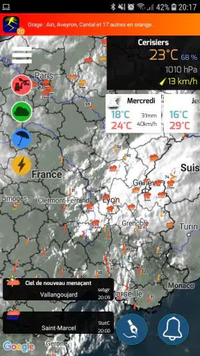 Infoclimat - alertes et météo  screenshot