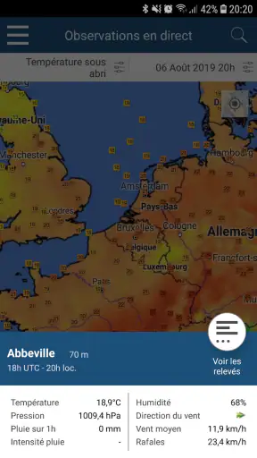 Infoclimat - alertes et météo  screenshot