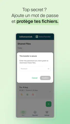 Infomaniak SwissTransfer screenshot