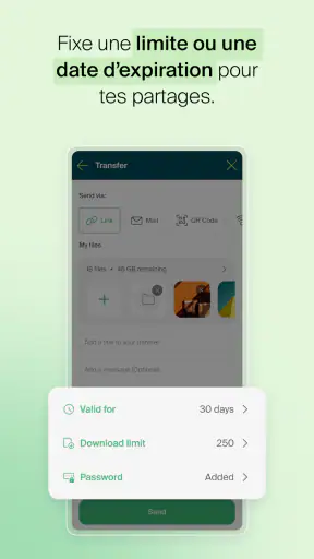 Infomaniak SwissTransfer screenshot